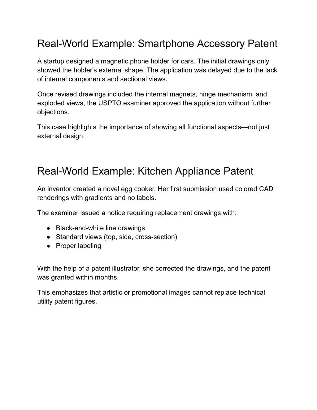 real world example smartphone accessory patent