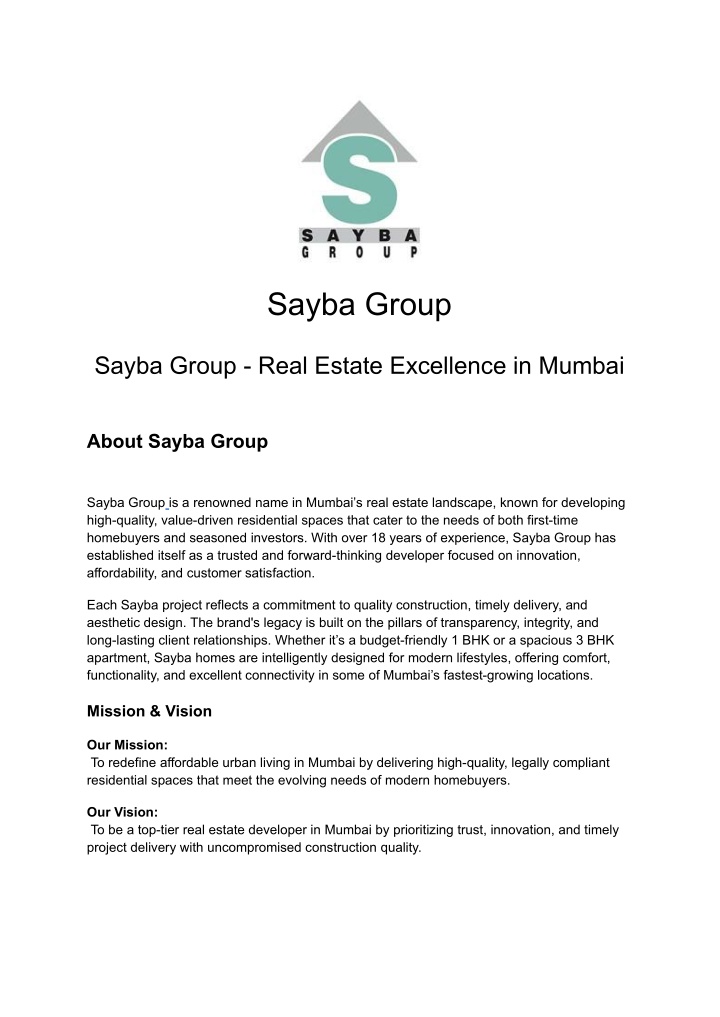 sayba group