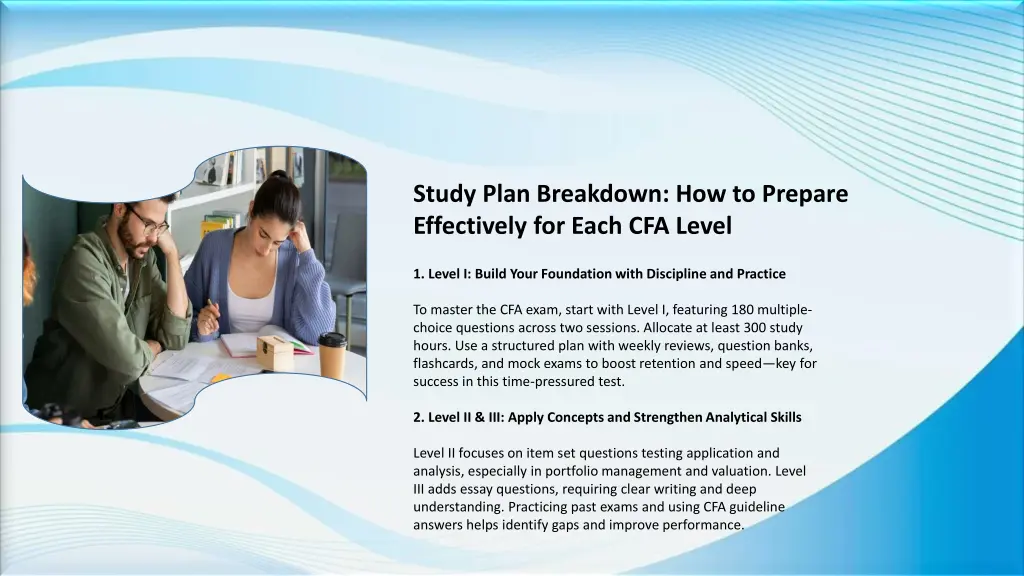 study plan breakdown how to prepare effectively