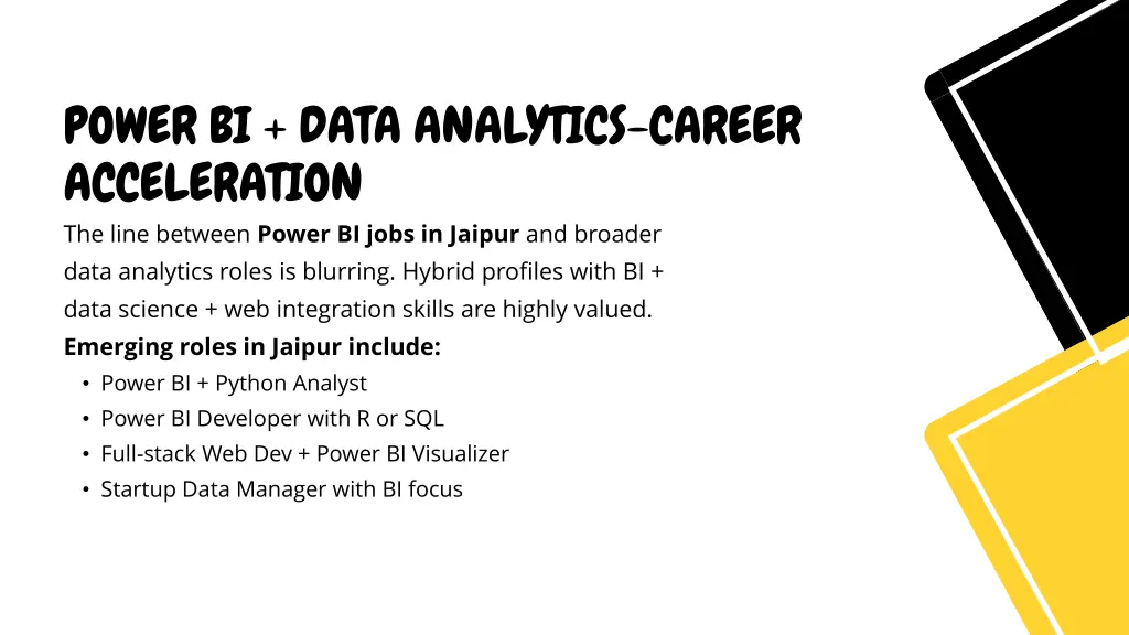 power bi data analytics career acceleration