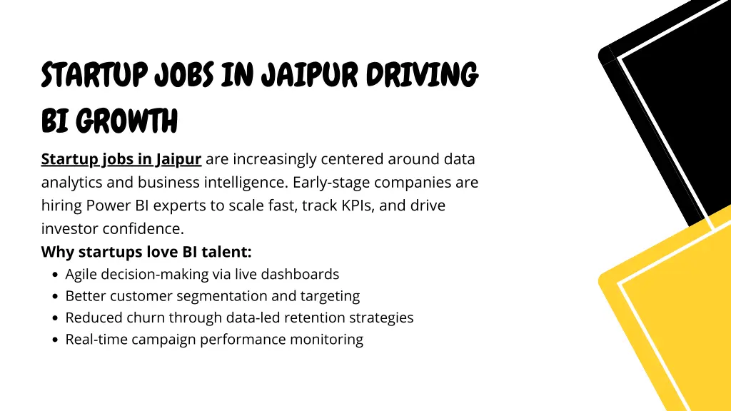 startup jobs in jaipur driving bi growth startup