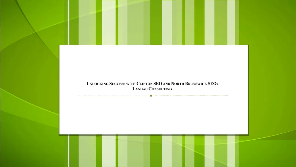 u nlocking s uccess with c lifton seo and n orth 1