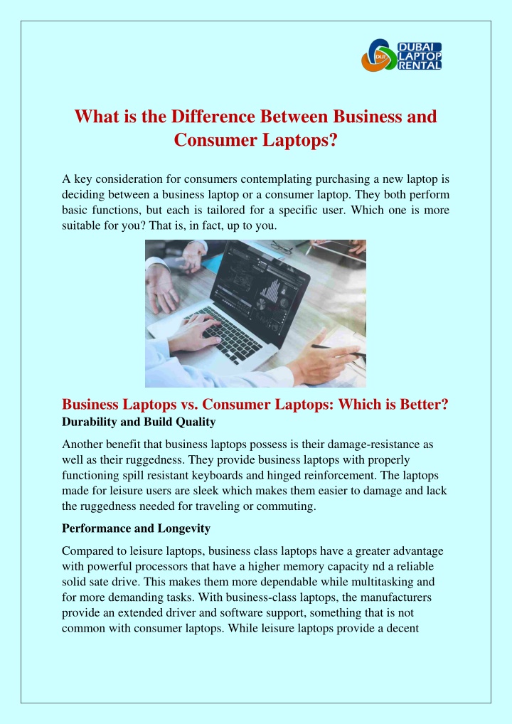 what is the difference between business