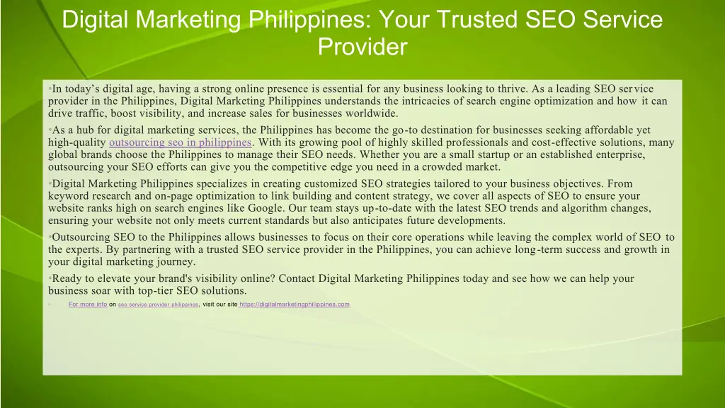 digital marketing philippines your trusted