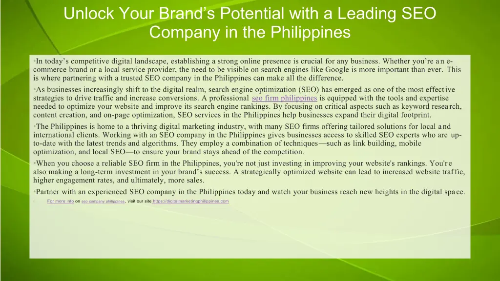 unlock your brand s potential with a leading