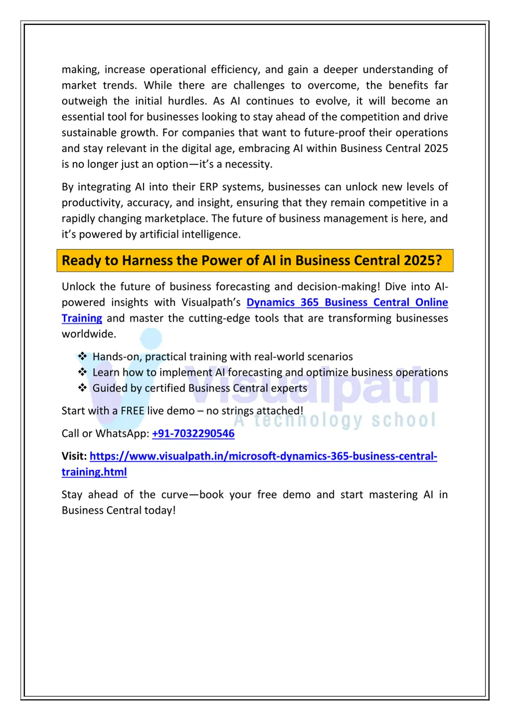 making increase operational efficiency and gain