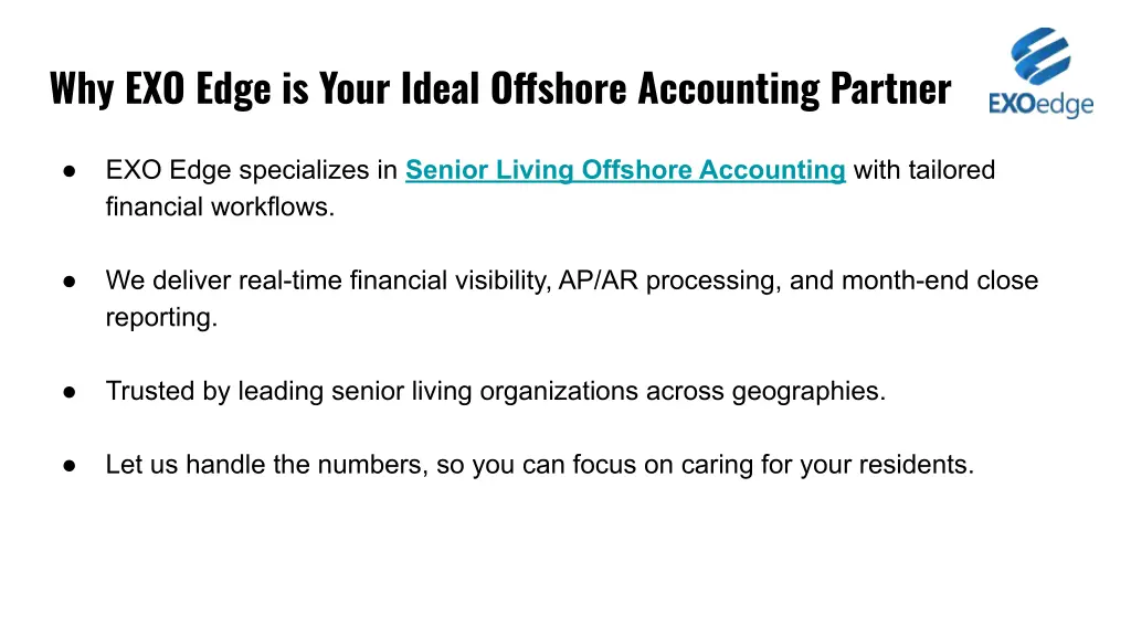 why exo edge is your ideal offshore accounting