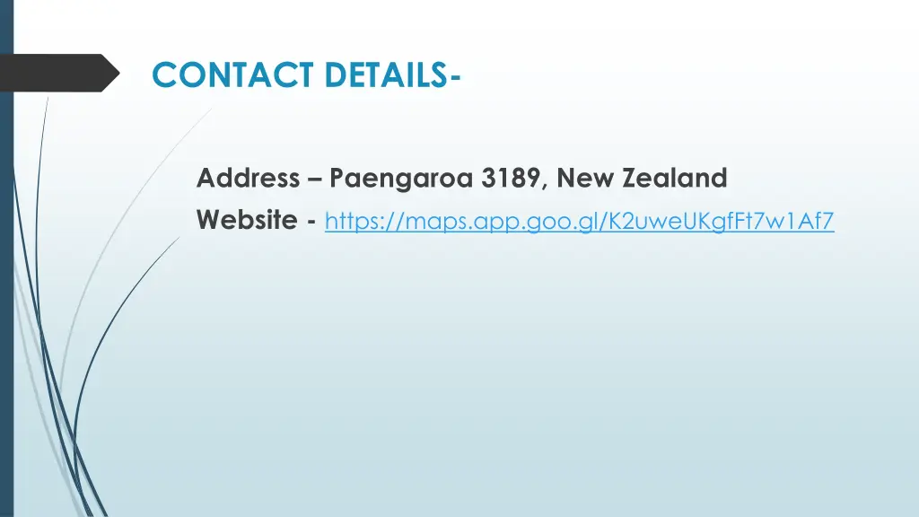 contact details