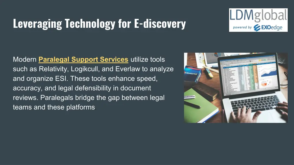 leveraging technology for e discovery