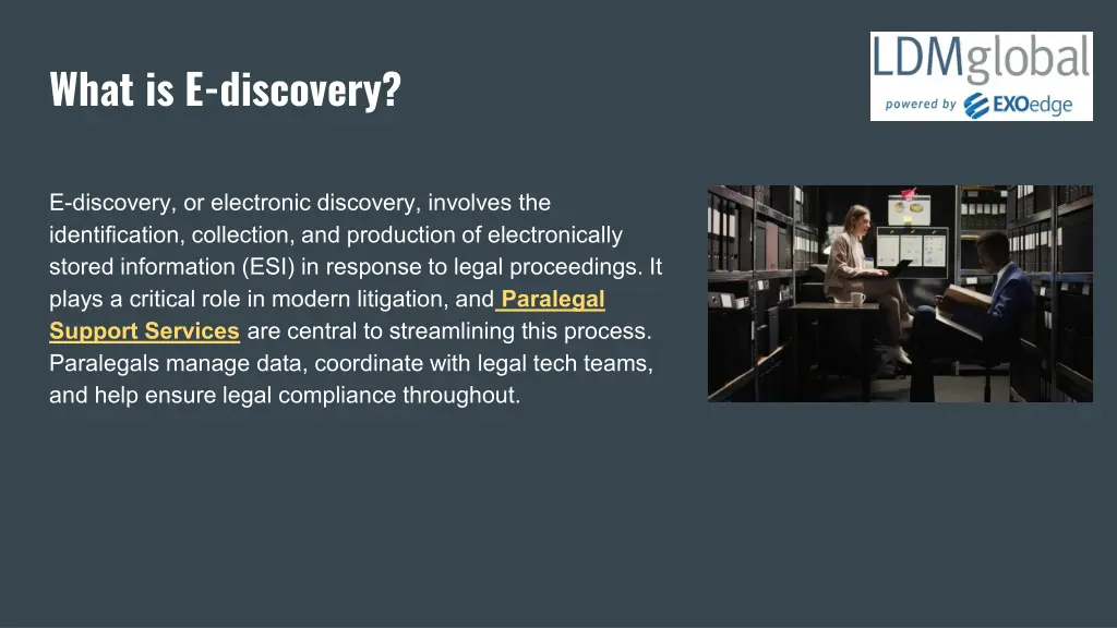 what is e discovery