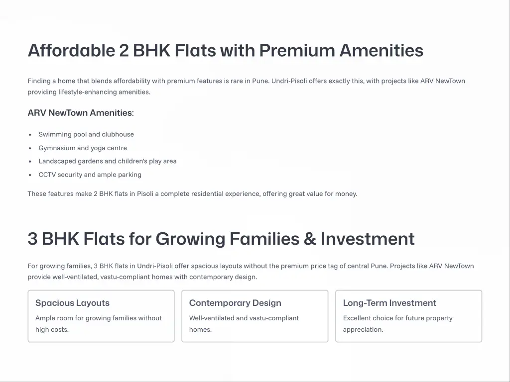 affordable 2 bhk flats with premium amenities