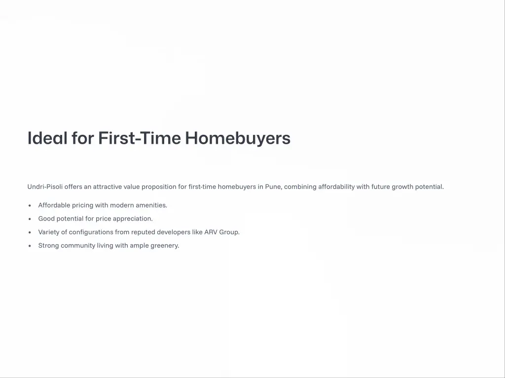 ideal for first time homebuyers