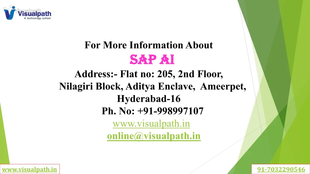 for more information about sap ai sap ai address