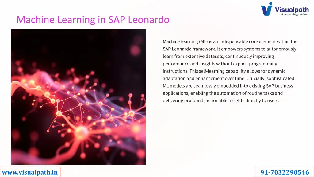 machine learning in sap leonardo