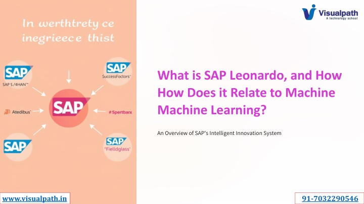 what is sap leonardo and how how does it relate