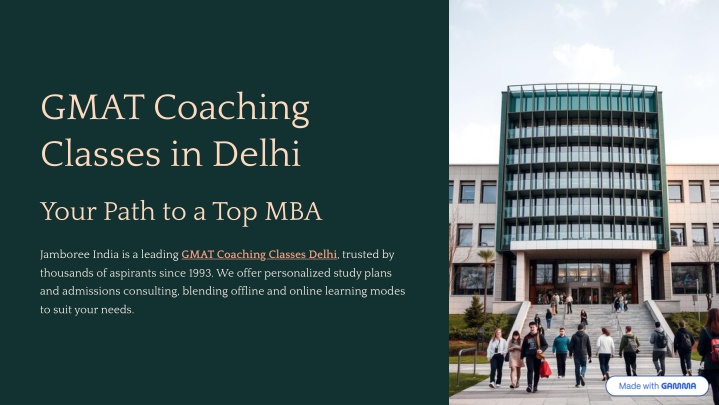 gmat coaching classes in delhi