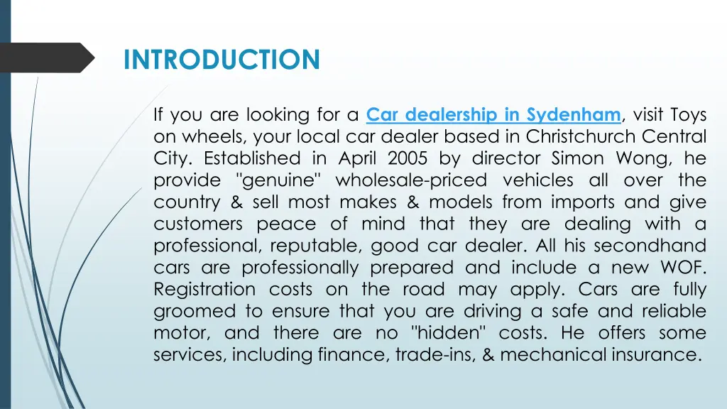 introduction