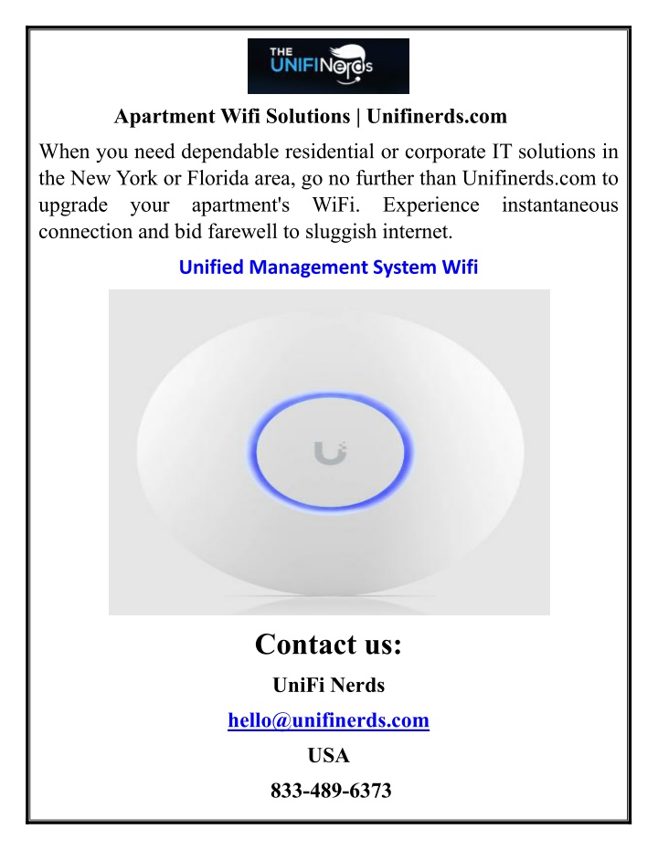 apartment wifi solutions unifinerds com