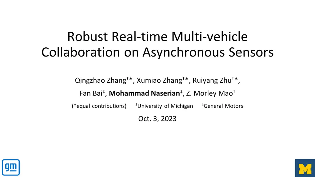robust real time multi vehicle collaboration