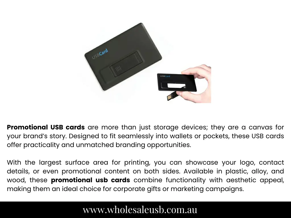 promotional usb cards are more than just storage