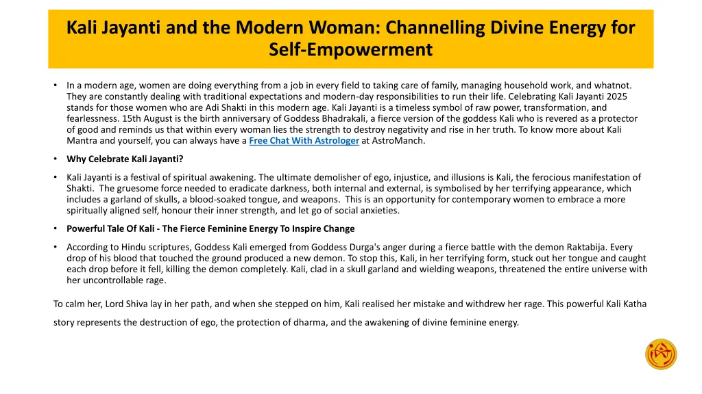 kali jayanti and the modern woman channelling 1