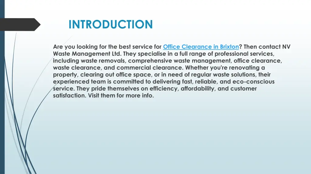 introduction