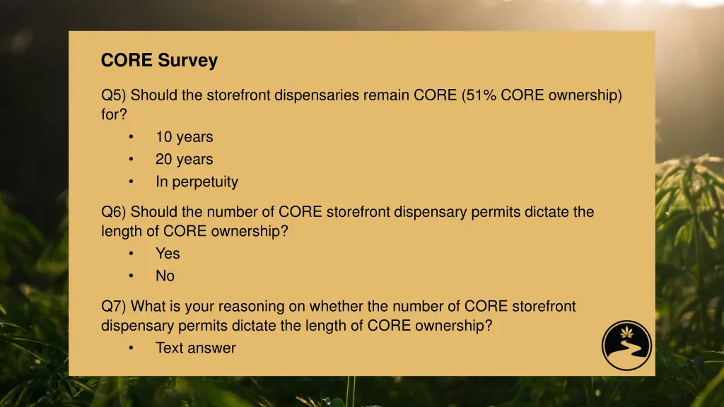 core survey 2