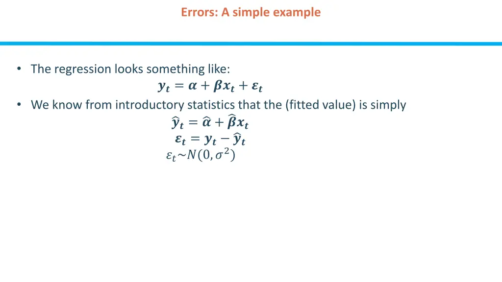 errors a simple example