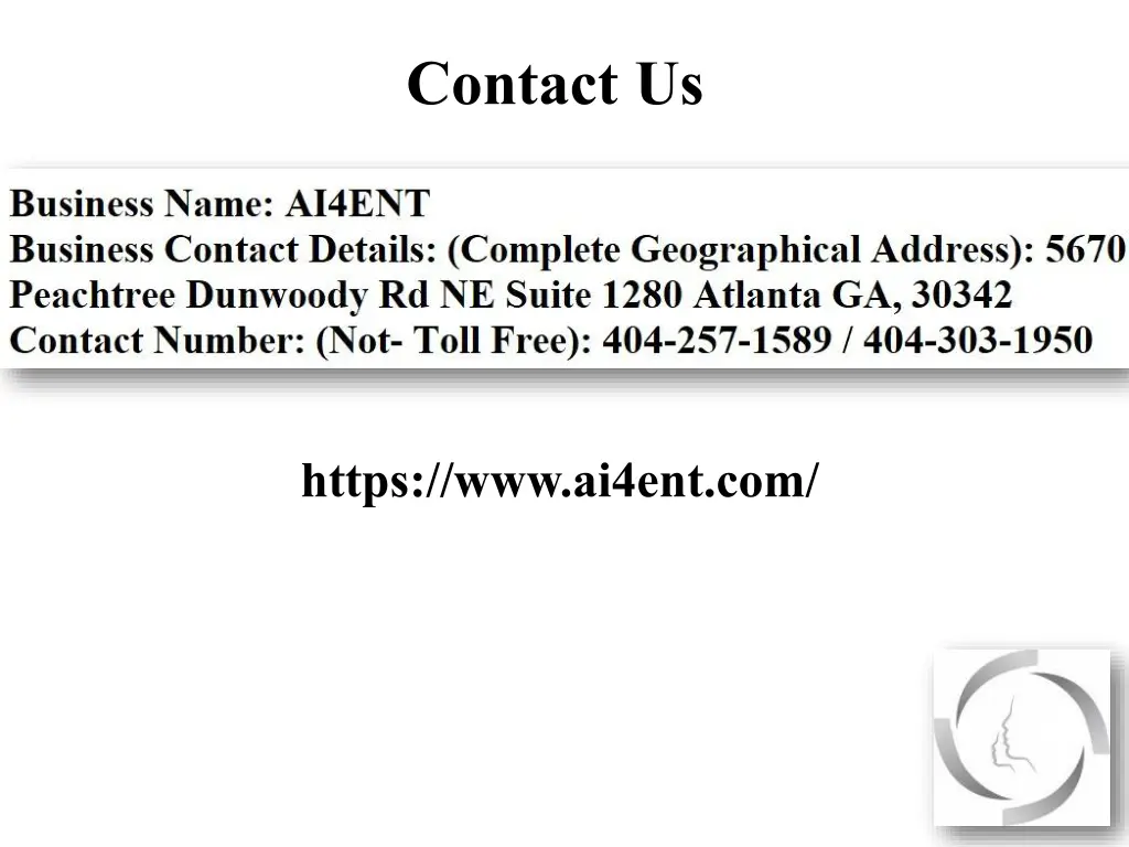 contact us