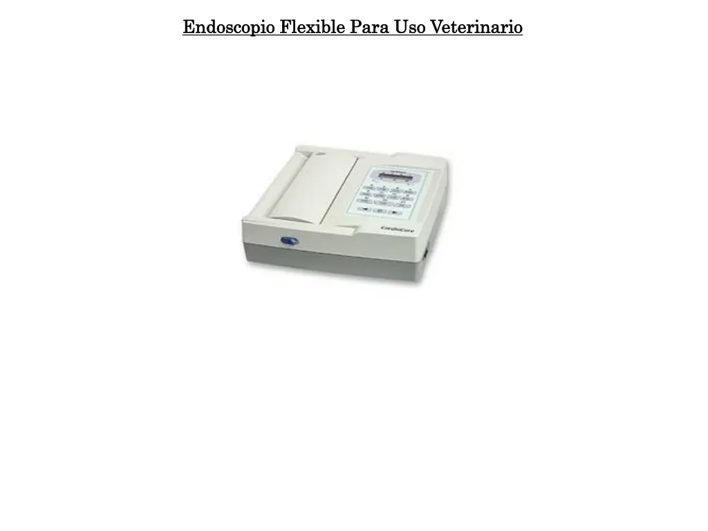 endoscopio flexible para uso veterinario 1