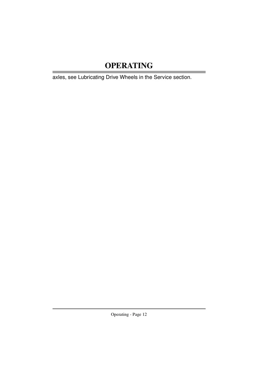 operating 5