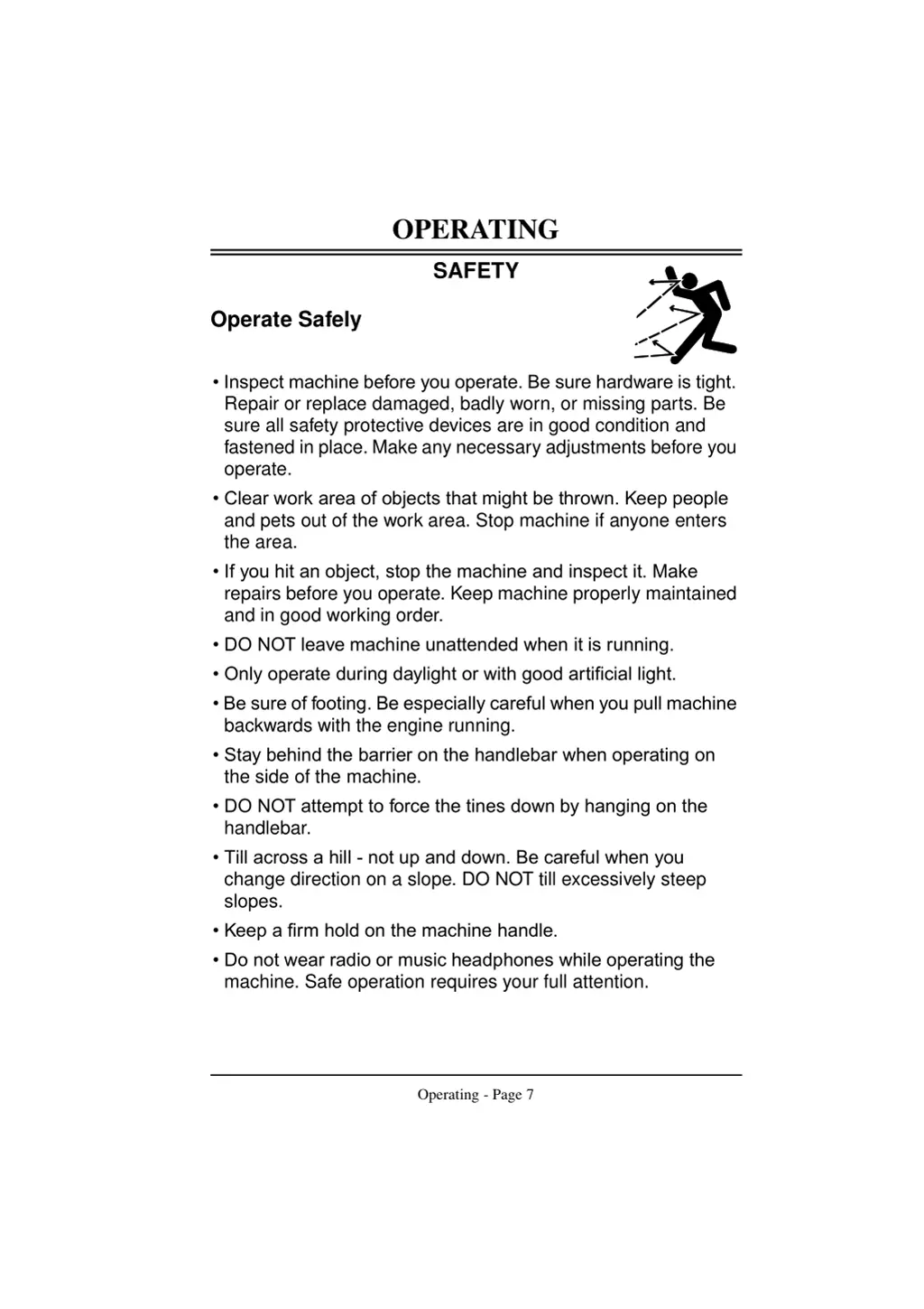 operating