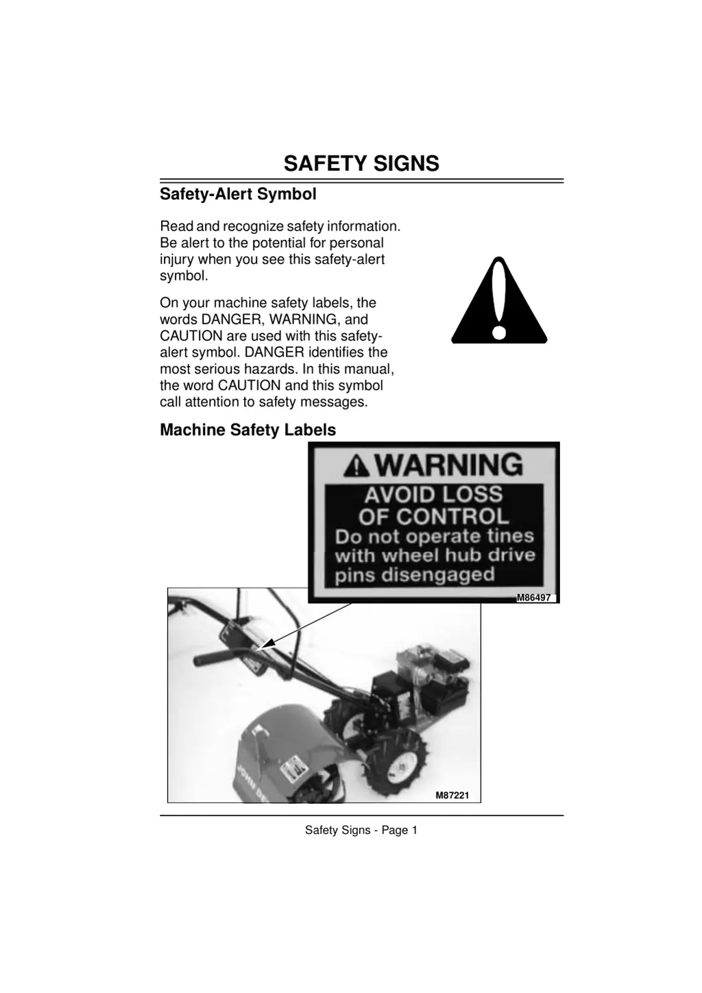 safety signs
