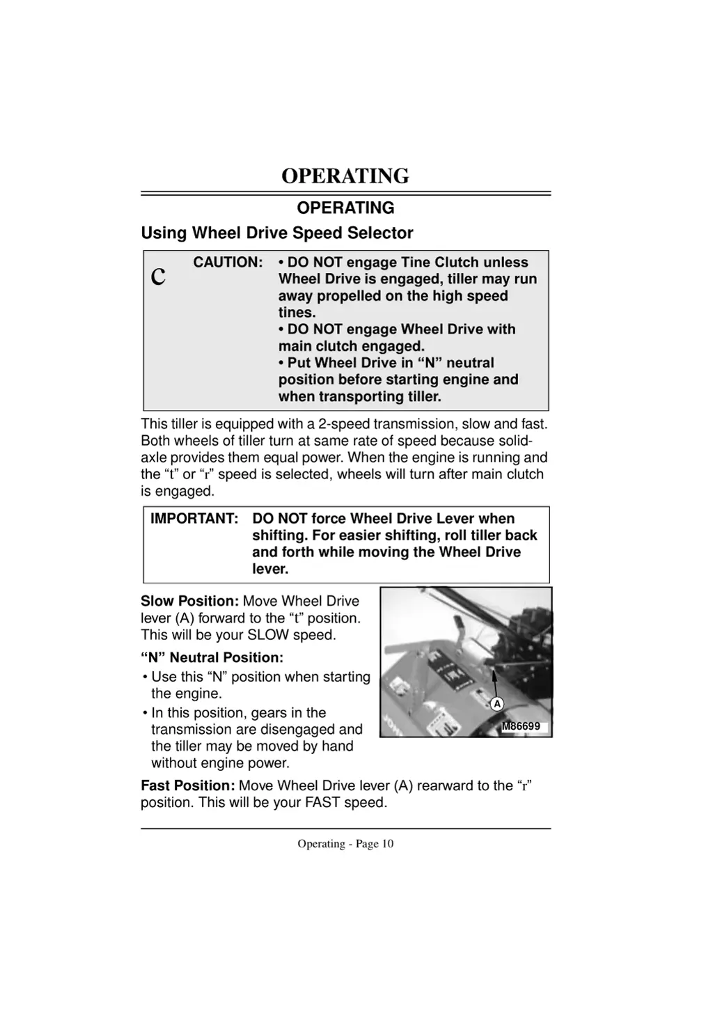 operating 4