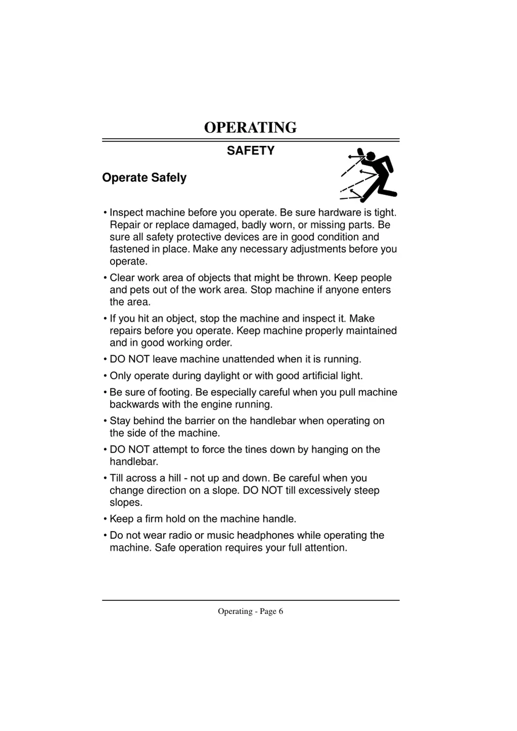 operating