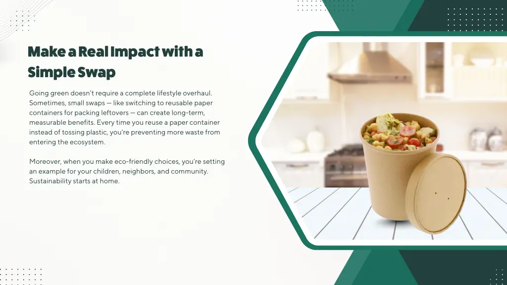 make a real impact with a simple swap