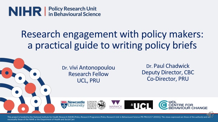 research engagement with policy makers