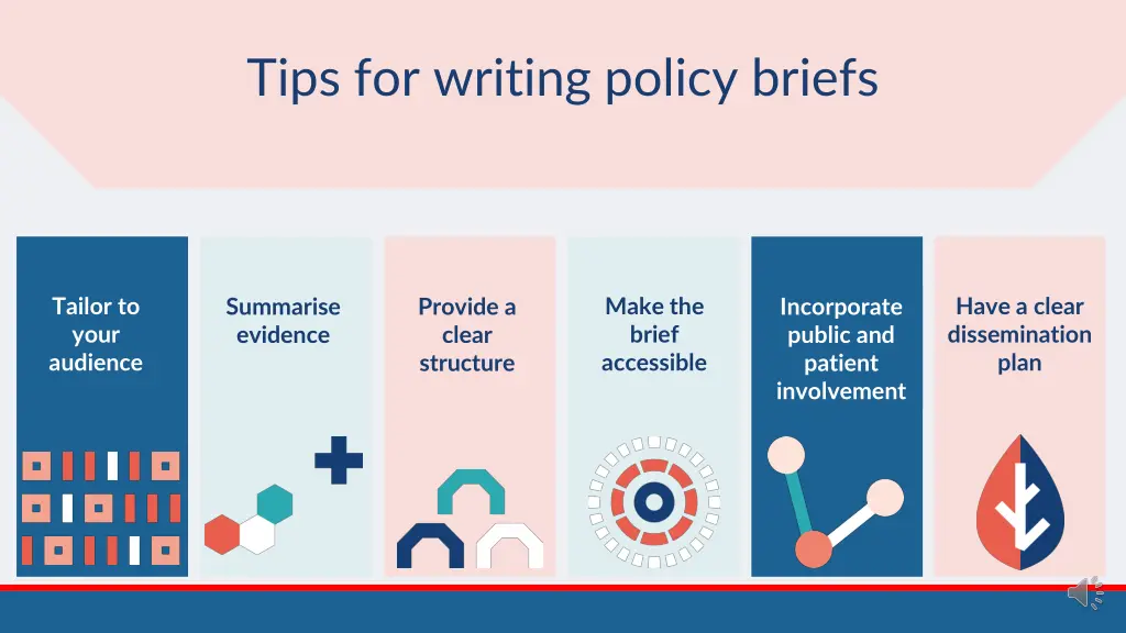 tips for writing policy briefs