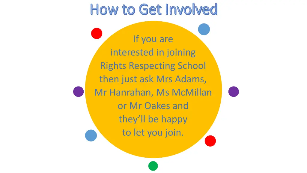 how to get involved how to get involved