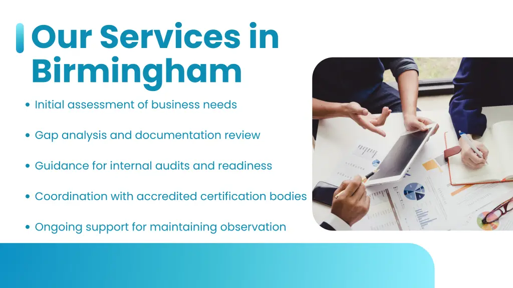 our services in birmingham initial assessment