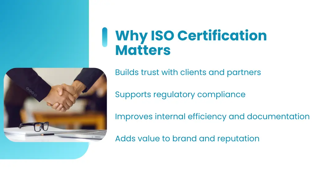 why iso certification matters