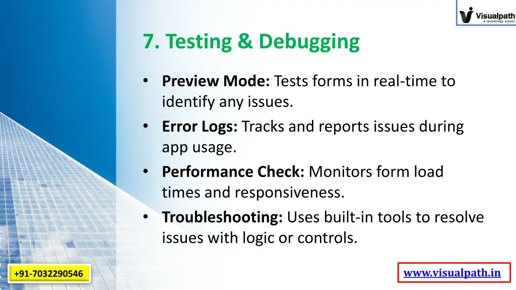 7 testing debugging