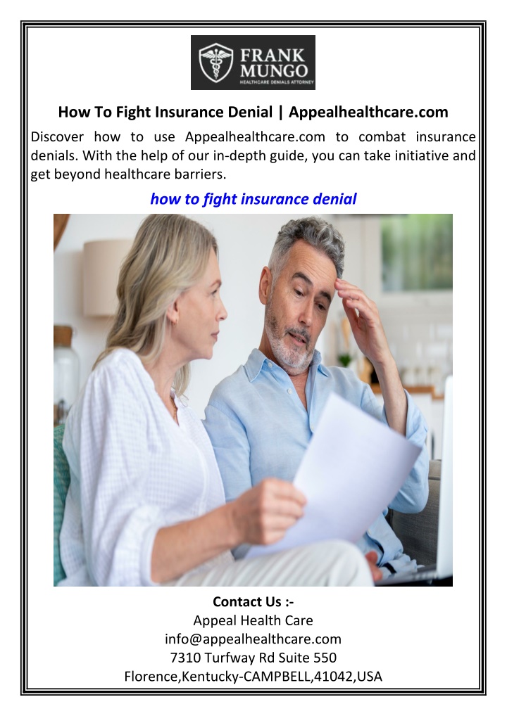 how to fight insurance denial appealhealthcare com