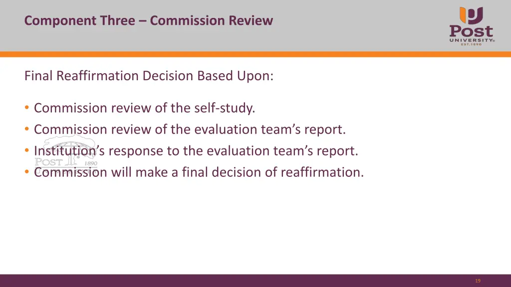 component three commission review