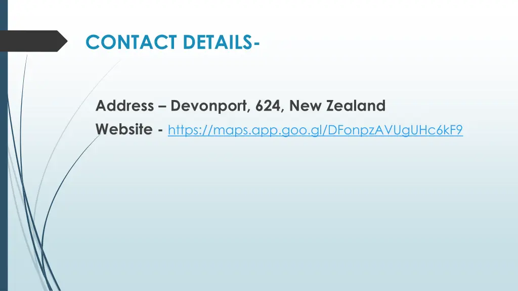 contact details