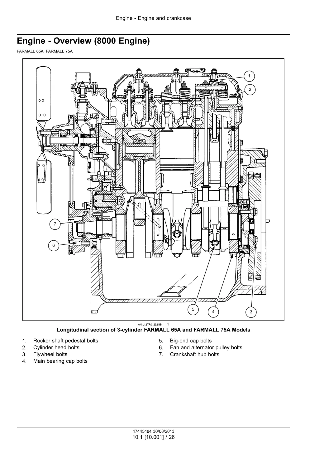 engine engine and crankcase 5