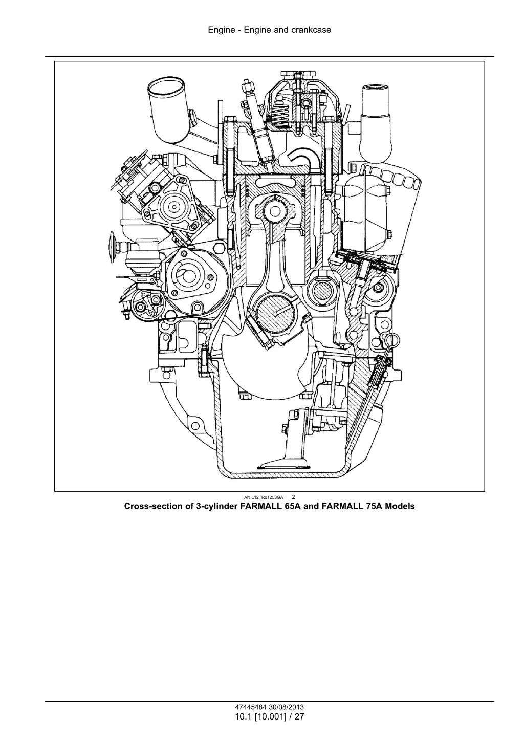 engine engine and crankcase 6