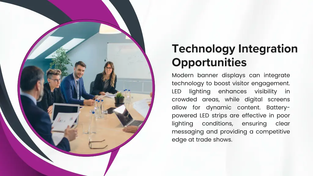 modern banner displays can integrate technology