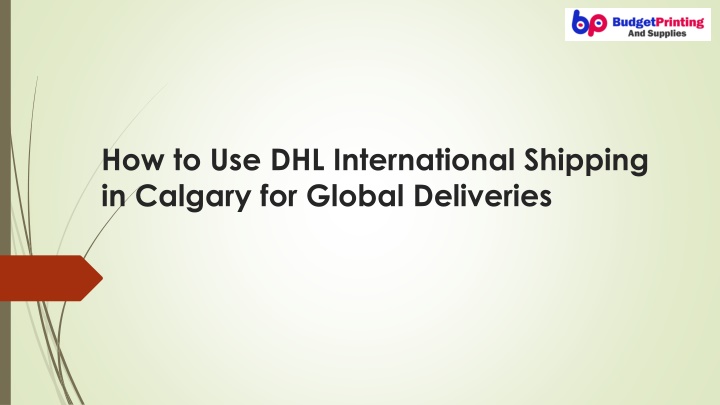 how to use dhl international shipping in calgary