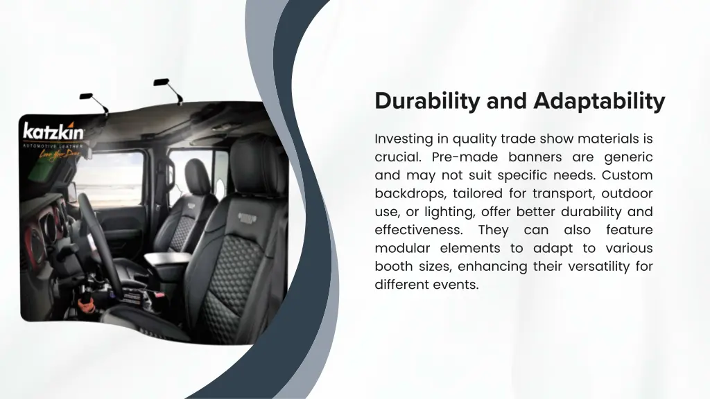 investing in quality trade show materials